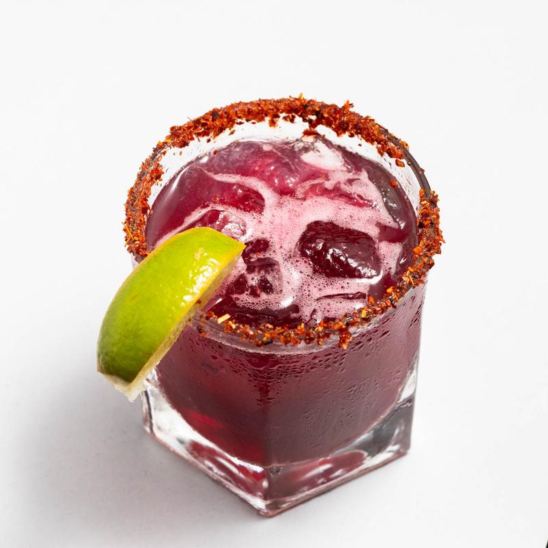 Happy hour cocktail at Catch Seafood